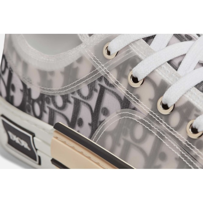 B23 DIOR OBLIQUE SHOES White Black Low 3SN249YJP