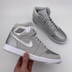 Air Jordan 1 "Japan" Exclusive Metallic Silver / Neutral Grey 2001-2020 DC1788-029