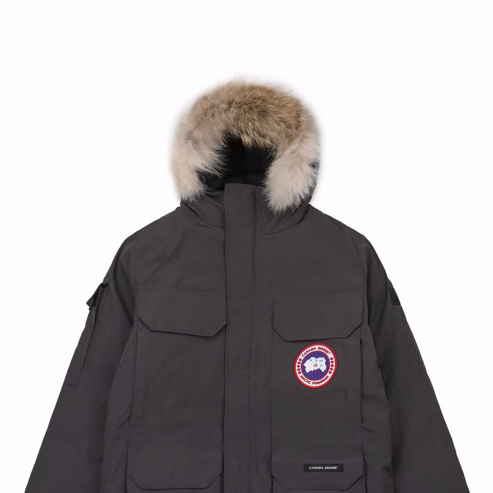 08 ' Canada Goose '19FW Expedition 4660MA Down Jacket Coat "Dark Gray"
