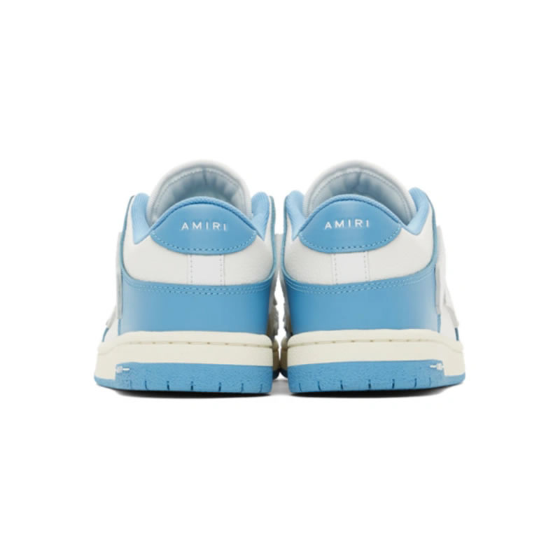 A.M.I.R.I Skel Top Low Leather Sneakers Blue MFS003-462