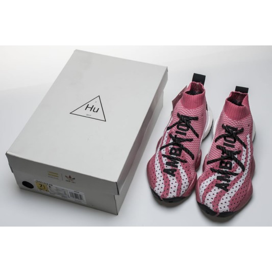 Pharrell Williams x adidas Crazy BYW "Solar Pink" / Chalk Pink Womens Size Basketball Shoes G28183