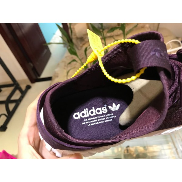 Adidas Tubular Doom Sock Primeknit Burgundy White BY3565