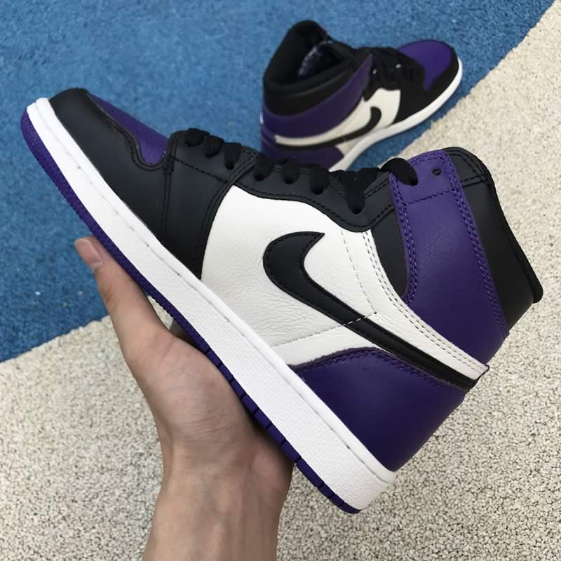 Air Jordan 1 Retro High OG "Court Purple Sail Black" For Sale Mens Wmns GS Size 555088-501
