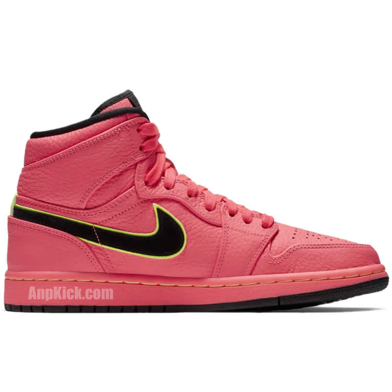 Air Jordan 1 Retro Premium "Hot Punch" Pink Womens AQ9131-600