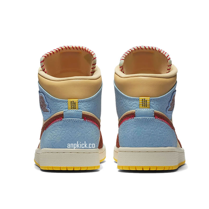 Maison Chateau Rouge x Air Jordan 1 Mid Fearless AJ1 Outfit CU2803-200