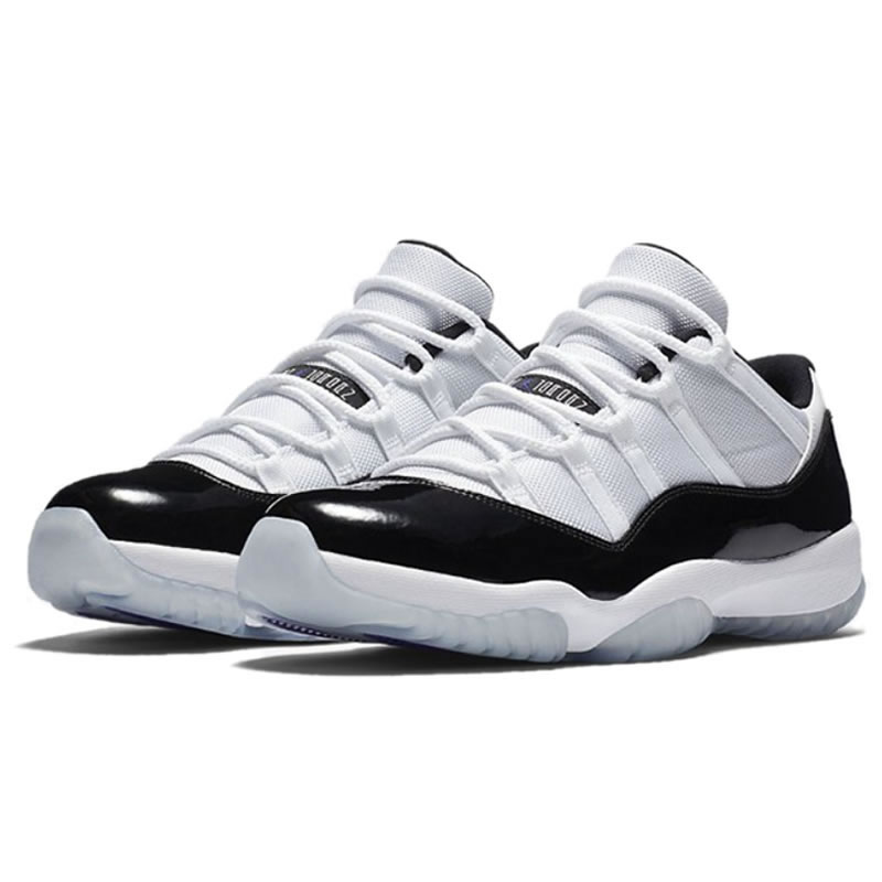 Air Jordan 11 Low "Concord" White/Black-Dark 528895-153