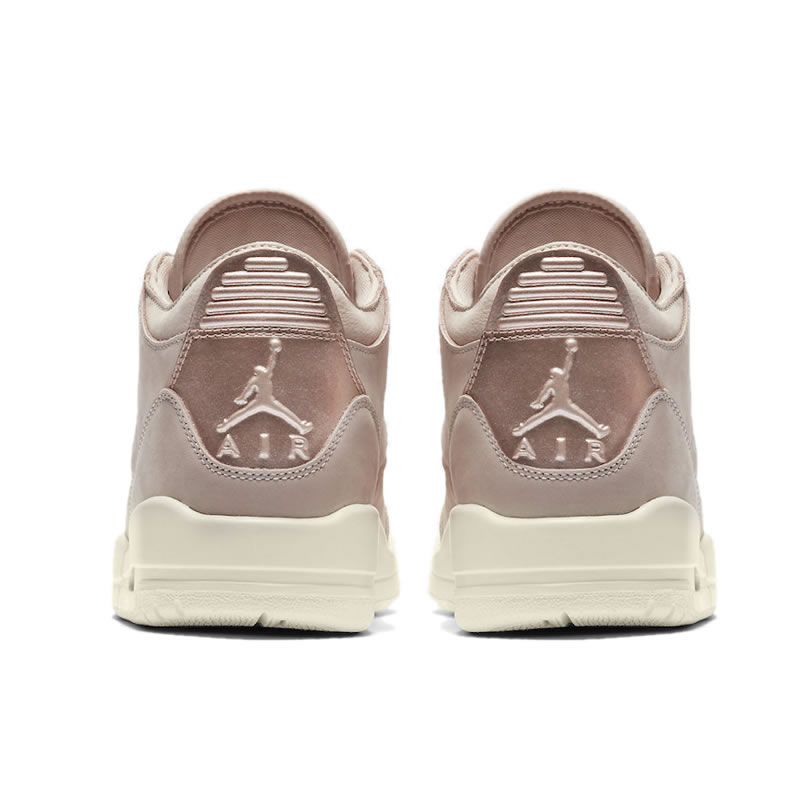 Air Jordan 3 "Particle Beige" SE Rose Gold Womens GS Size AH7859-205