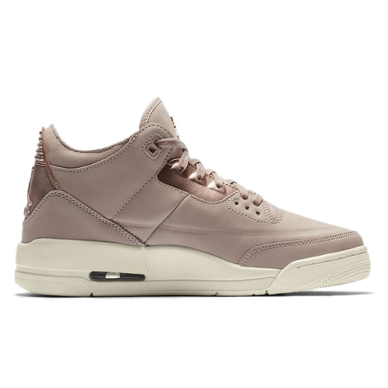 Air Jordan 3 "Particle Beige" SE Rose Gold Womens GS Size AH7859-205