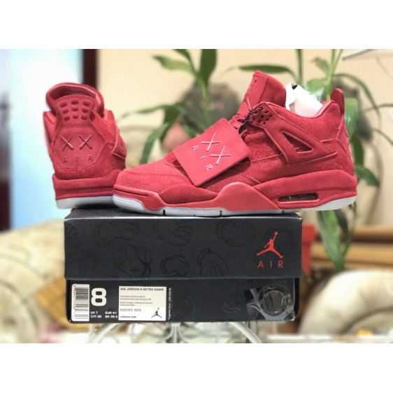 Air Jordan 4 x KAWS Red 930155-609