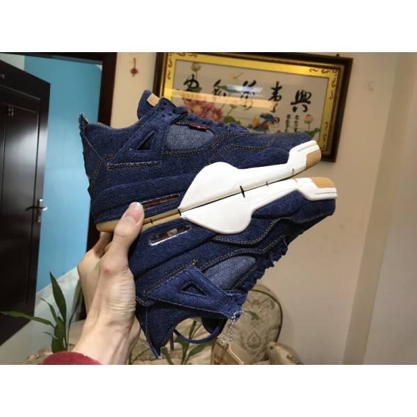 Levis x Air Jordan 4 GS AO2571-401