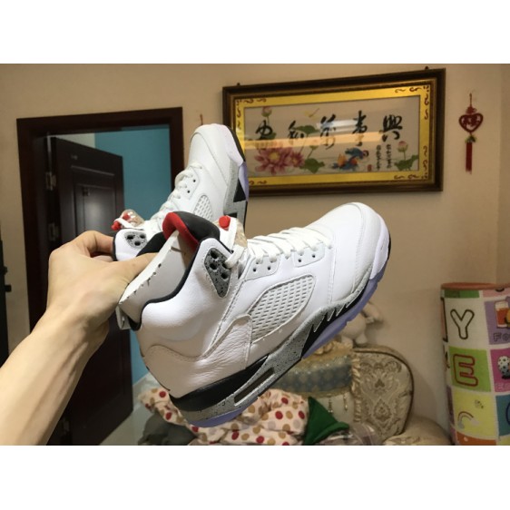 Air Jordan 5 "White Cement" 136027-104