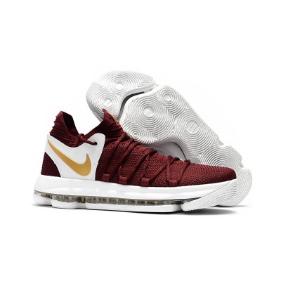 Kevin Durant KD10 Wine Red/Gold/White