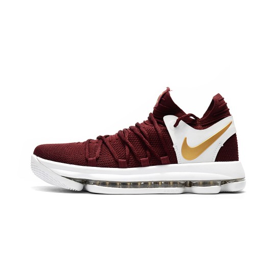 Kevin Durant KD10 Wine Red/Gold/White