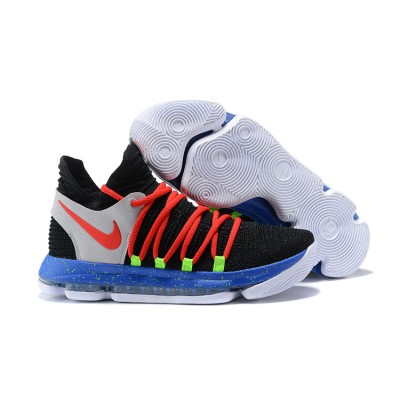 Kevin Durant KD10 Black/Orange/Grey/Blue