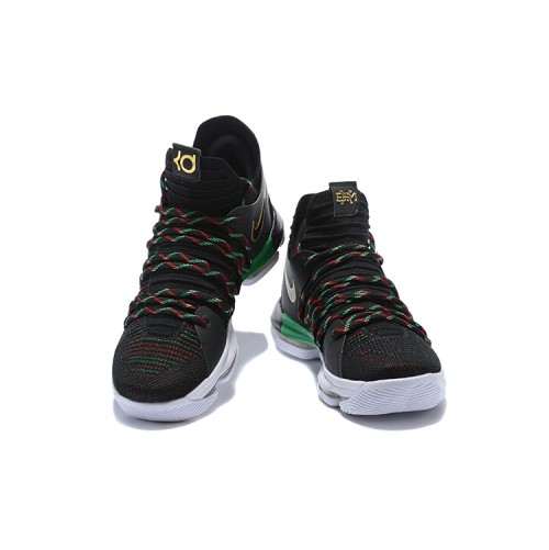 Kevin Durant KD10 "BHM" Black/Multicolor/Gold