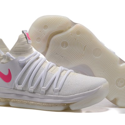 Kevin Durant KD10 White/Pink/Reflective