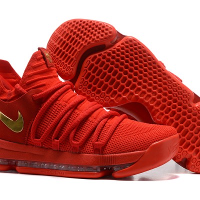 Kevin Durant KD10 "Chinatown" Red/Gold