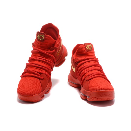 Kevin Durant KD10 "Chinatown" Red/Gold