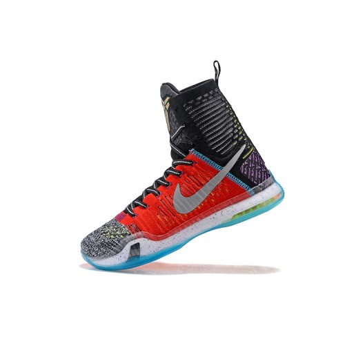 Kobe 10 Elite "What The Kobe" Black/Red/Sky Blue