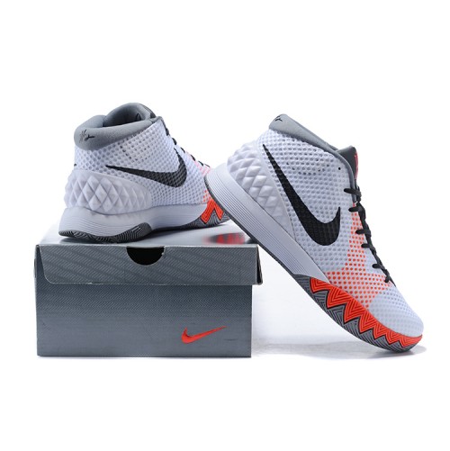 Kyrie 1 White/Watermelon Red