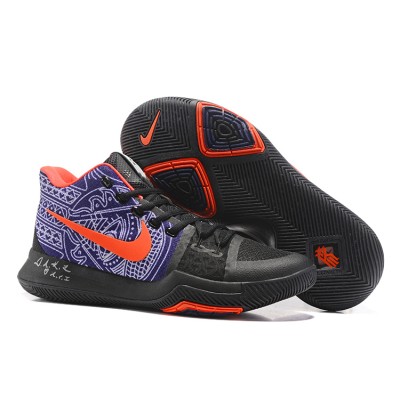 Kyrie 3 "Lucky Hand" Black/Blue/Orange