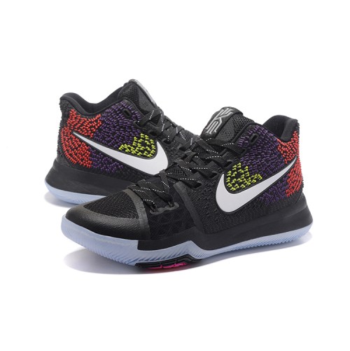 Kyrie 3 "Colorful" Black/Purple/Orange