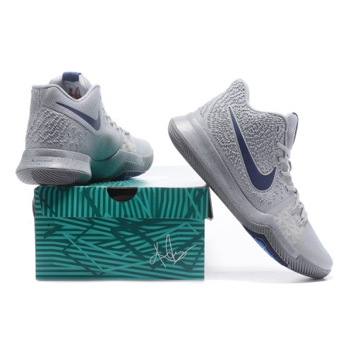 Kyrie 3 "911" Grey/Deep Blue