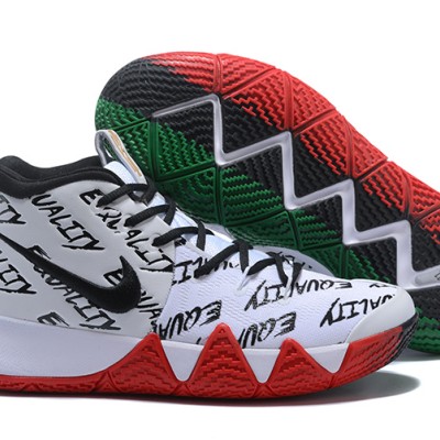 Kyrie 4 "BHM / EQUALITY" White/Black/Red