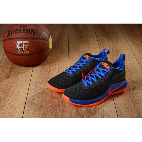 Lebron Witness 2 Flyknit Basketball Shoes Black/Blue/Orange