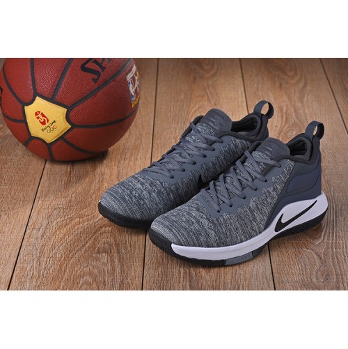 Lebron Witness 2 Flyknit Basketball Shoes Grey/White