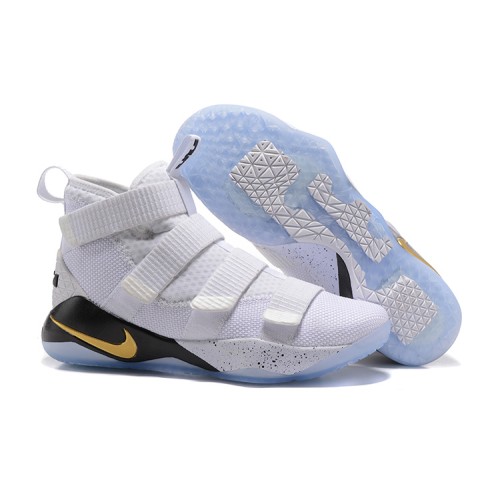 Lebron Soldier 11 White/Gold