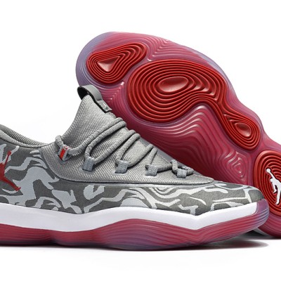 Air Jordan Super Fly Low Basketball Shoes Grey/Red