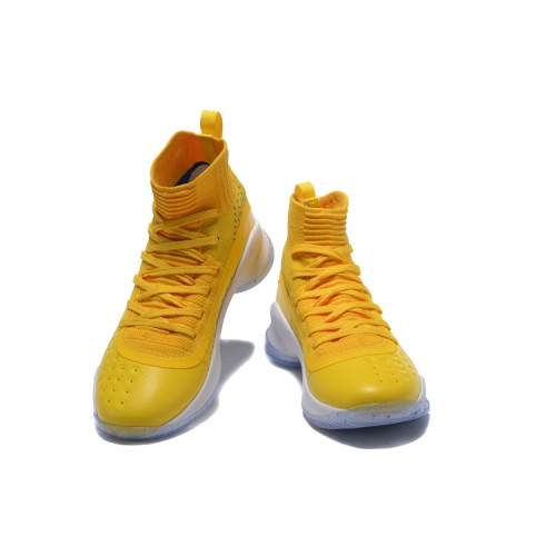 Under Armour UA Curry 4 "Braves" Yellow/Blue/White
