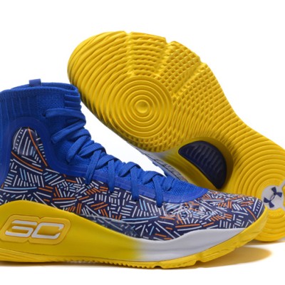 Under Armour UA Curry 4 Blue/Yellow