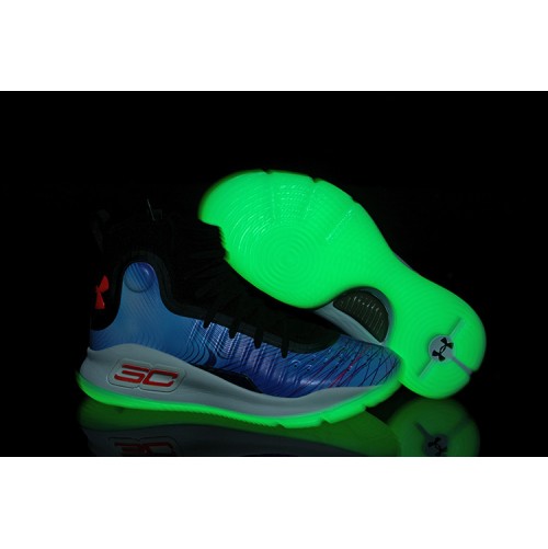 Under Armour UA Curry 4 "Tai Chi" Black/Lightblue