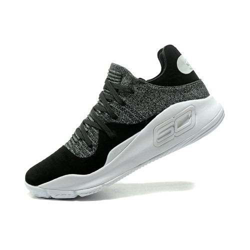 Under Armour UA Curry 4 Low "Oreo" Black/White
