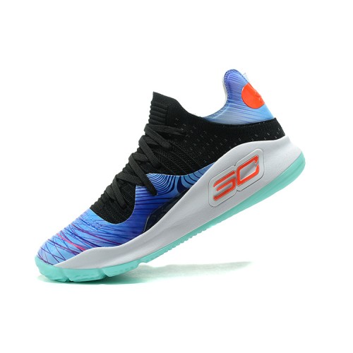 Under Armour UA Curry 4 Low "Tai Chi" Black/Lightblue