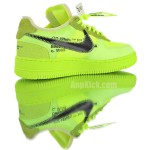 Off-White x Nike Air Force 1 Low "Volt" Green Release Date AO4606-700