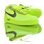 Off-White x Nike Air Force 1 Low "Volt" Green Release Date AO4606-700