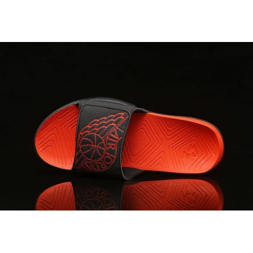 Air Jordan Hydro 7 Sandals Slippers Black Orange Wmns AA2516-003 Mens AA2517-003