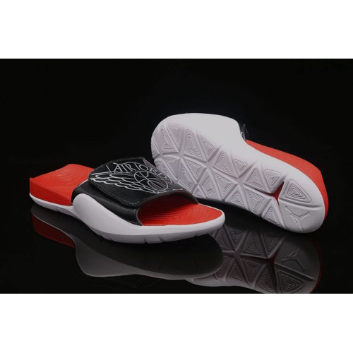 Air Jordan Hydro 7 Sandals Slippers Black White Red Wmns AA2516-001 Mens AA2517-001