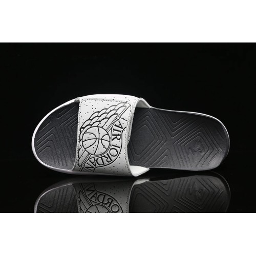 Air Jordan Hydro 7 Sandals Slippers White Black Wmns AA2516-004 Mens AA2517-004