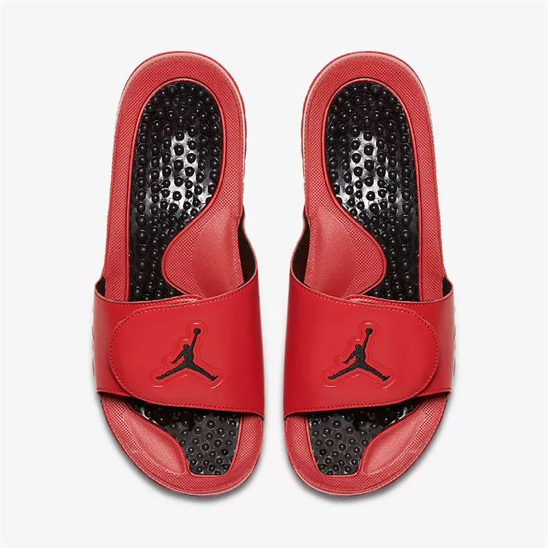 Air Jordan Hydro V Retro AJ5 Sandals Slippers Red Black 555501-601