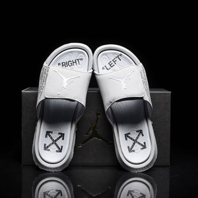 Off-White x Jordan Hydro 6 Sandals Slippers 881473-881474-004
