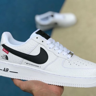 Supreme® x The North Face x Nike Air Force 1 Sup AF1 Low White/Black AR3066-100