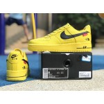 Supreme® x The North Face x Nike Air Force 1 Sup AF1 Low "Yellow/Black" AR3066-400