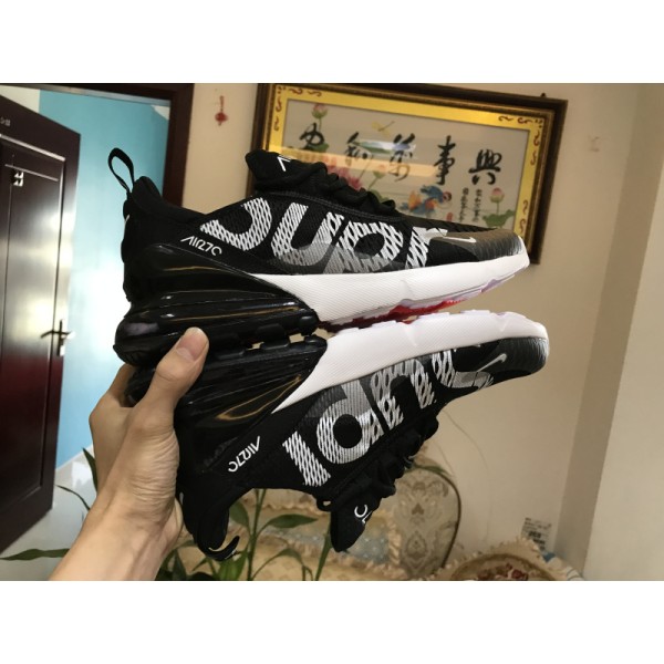 Supreme x Nike Air Max 270 Black White AH8050-011