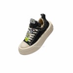 FORESHADOW Double-Uni Black Platform Sneaker