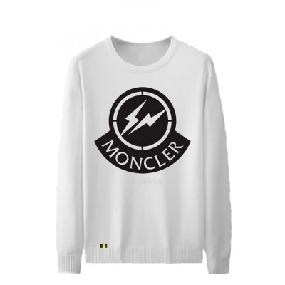 Moncler 2022 Crew Neck Pullover T-Shirt Print white