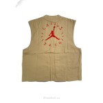 Travis Scott Cactus Jack x Jordan Utility Vest Asia Sizing DesertKhakiUniversity Red SS21